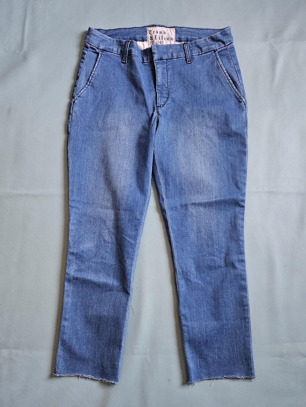 Frank & Eileen Wicklow Italian Chino in 1977 Denim Wash size 10 - Picture 9 of 11